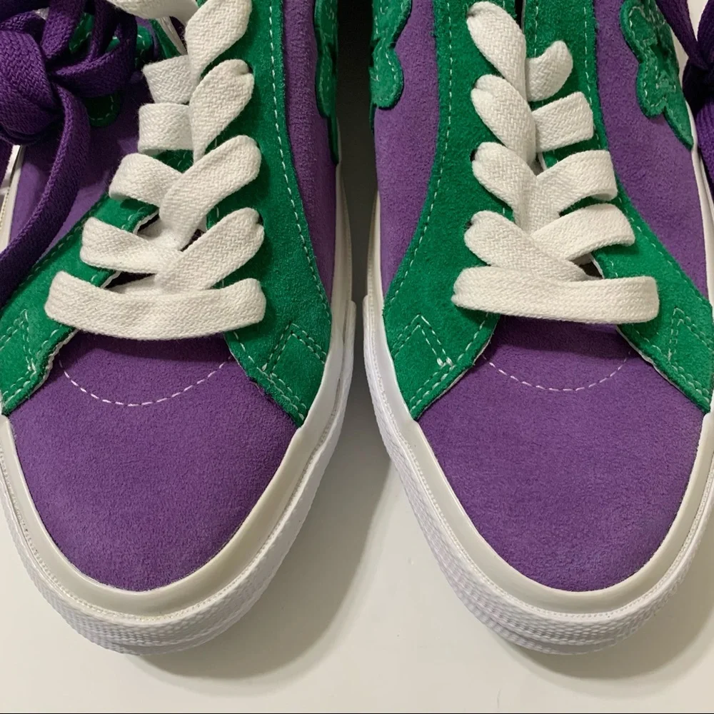 Converse Golf Le Fleur Ox Purple Green 162128C Sneakers Men’s Size 12 - Picture 9 of 11